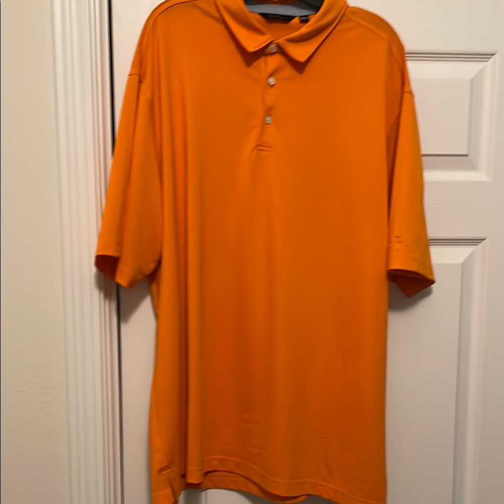 Men's Walter Hagen Golf Polo. Orange.   Size 2XL
